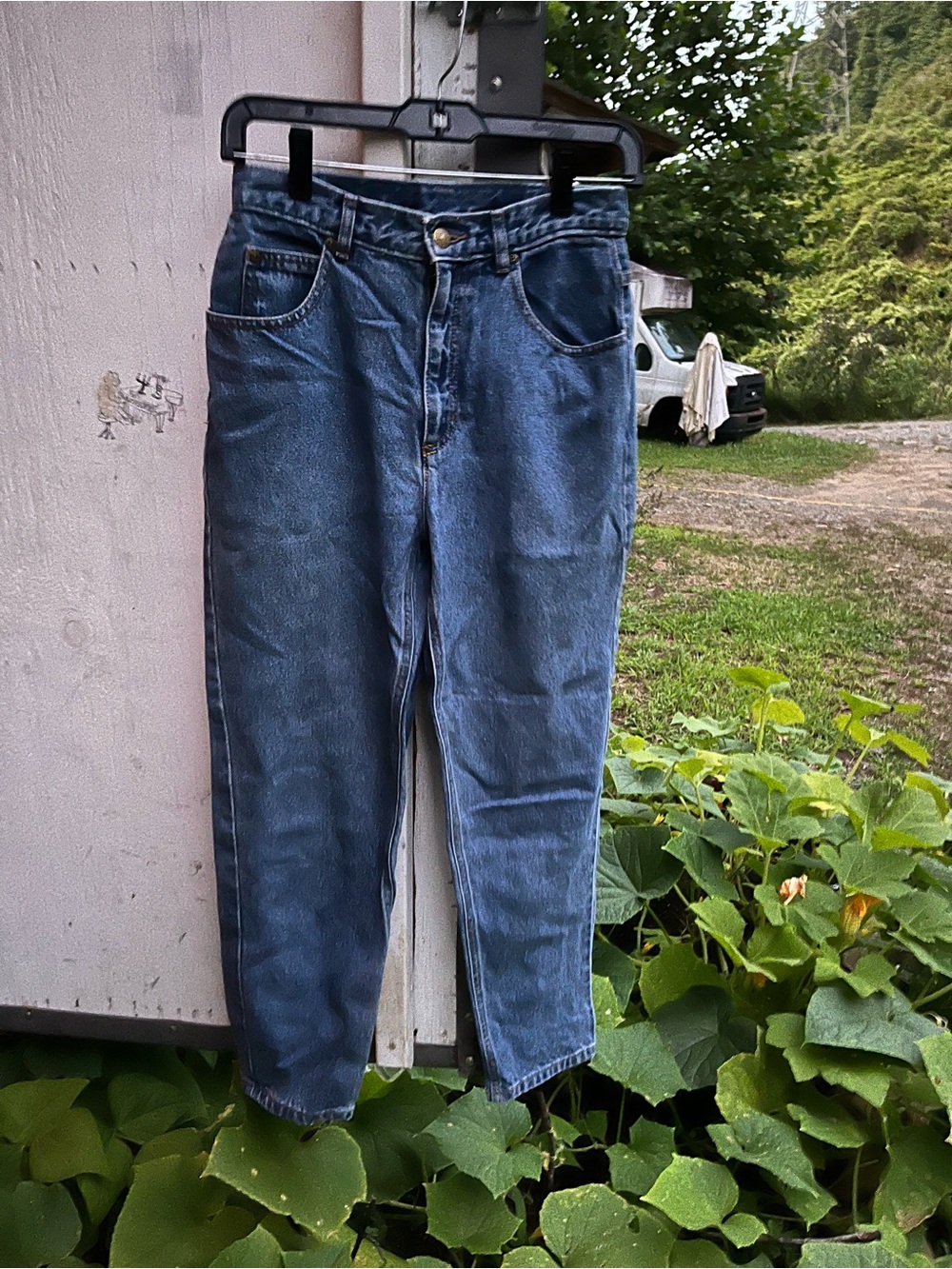 Classic High-Rise Blue Women’s Jeans from the late 80s